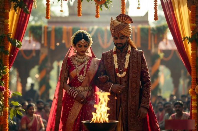 Saptapadi Seven Pheras True Meaning of Each Marriage Vow in Vedic Wedding